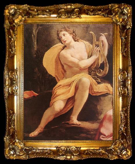 framed  Simon Vouet Parnassus or Apollo and the Muses, ta009-2